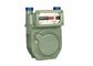 G1.6 Steel Case Prepaid Gas Meter , Electronic Gas Meter IC Card